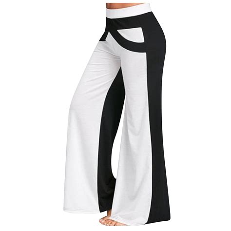 Womens Casual Loose Wide Leg Cozy Pants Yoga Sweatpants Comfy High