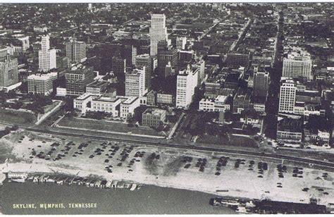 Memphis Aerial Views In Vintage Photos And Postcards