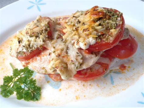 Pechuga De Pollo Gratinada Con Tomate Y Queso Pedro Suarez Y Sus Recetas