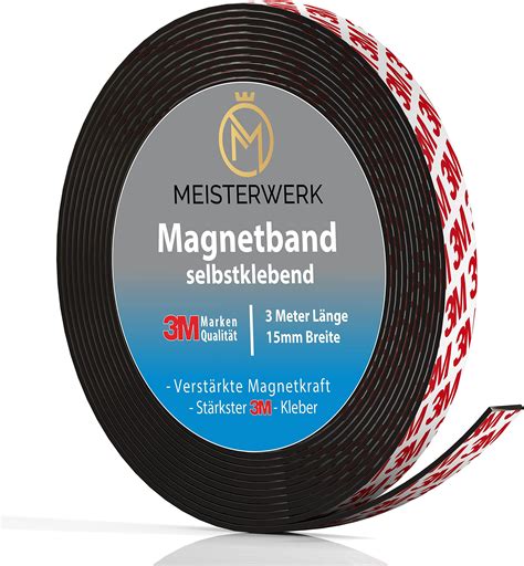 Jawa Magnetband Selbstklebend Magnetklebeband Stark Zuschneidbares