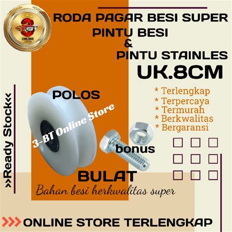 Jual Roda Pagar Roda Nilon Roda Pagar Nilon Roda Pagar Nilon Tanpa