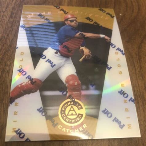 1997 Pinnacle Certified Mirror Gold 79 Ivan Rodriguez HOF Texas