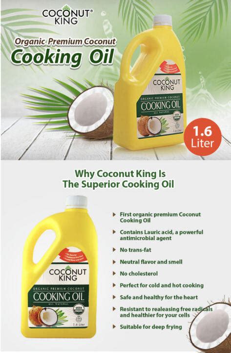 Coconut King Organic Coconut Cooking Oil L Lazada Ph