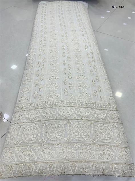 Floral Georgette Heavy Embroidered Sherwani Fabric At Rs 499 Meter In Surat