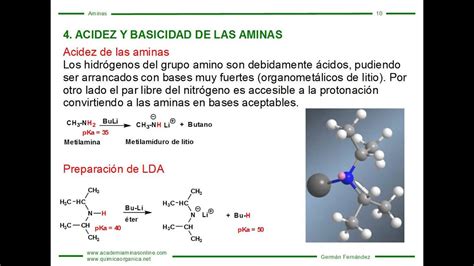 Acidez Y Basicidad De Aminas YouTube