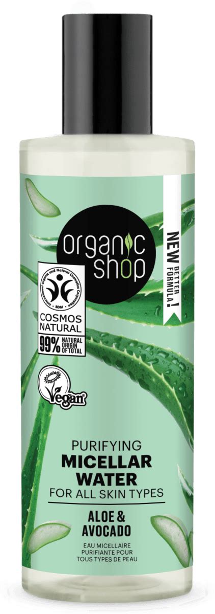 Organic Shop Acqua Micellare Purificante Aloe E Avocado Ml