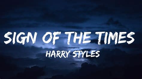 Harry Styles Sign Of The Times Lyrics Youtube