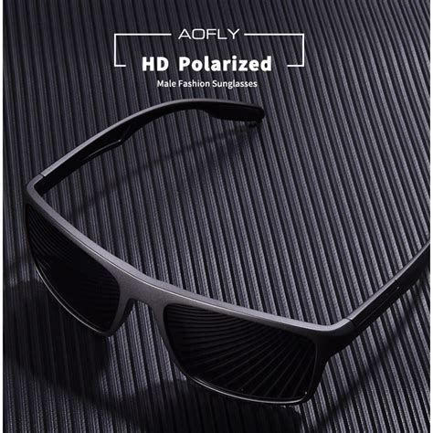 Aofly Design Ultralight Tr90 Polarized Sunglasses Men Driver Shades Male Vintage Sun Glasses For