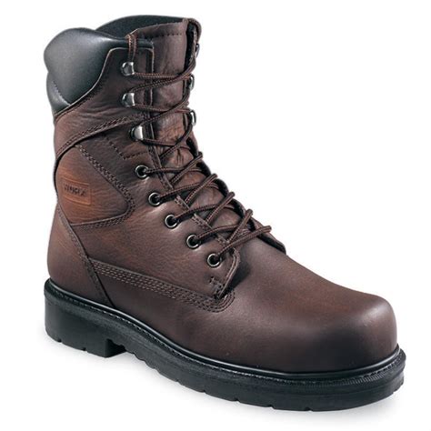 Men S Worx By Red Wing Shoes Steel Toe Eh Boots Brown