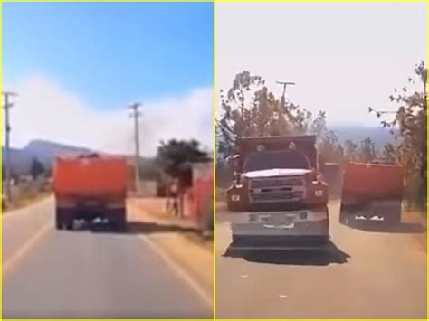 Revelan Video Del Fuerte Choque Entre Una Volqueta Y Una Buseta Que