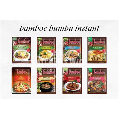 Jual Bamboe Bumbu Masak Instant All Variant Bamboe Sop Bamboe Soto