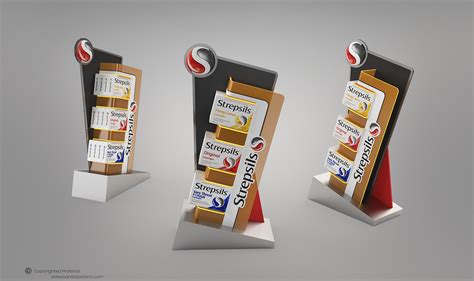 Strepsils Counter Display Design on Behance