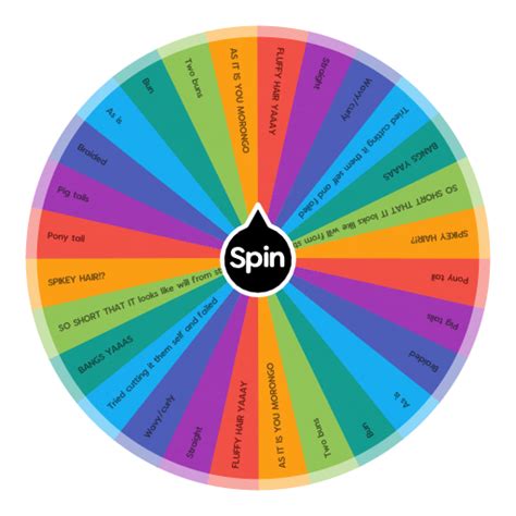 Hair Style Spin The Wheel App