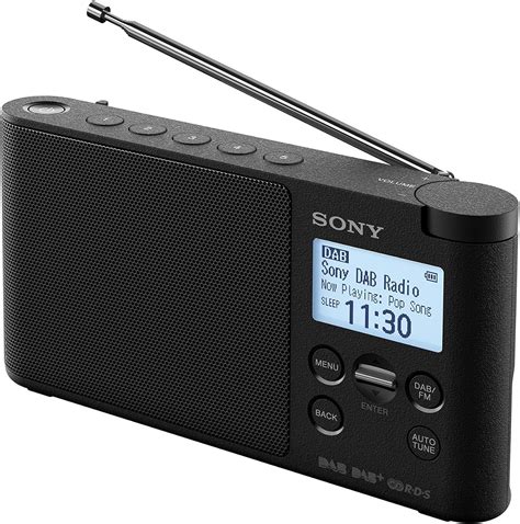 Sony XDR S41D Portable DAB DAB Wireless Radio With LCD Display Black