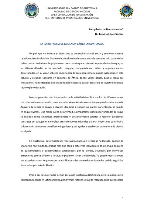 Documento Relevamiento de la investigación en Guatemala Salud Pública