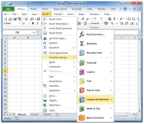 Microsoft Excel Tools Functions Mso Excel 101