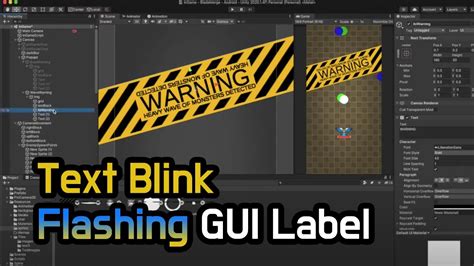 Unity Text Blink Flashing Effect On GUI Label YouTube