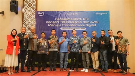 Gandeng Amazon Web Services Dan Telkomsigma Bank Dki Perkuat