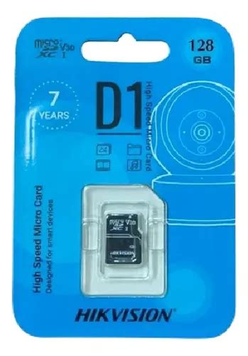 Tarjeta Memoria Microsd 128gb Clase 10 Hikvision C Adaptador Cuotas