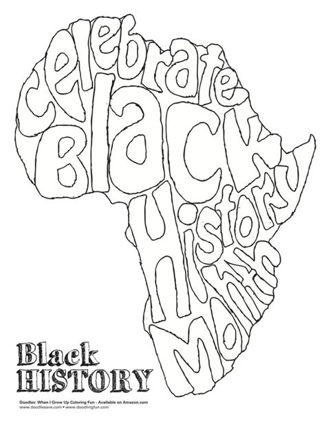 Black History Month Coloring Pages Artofit