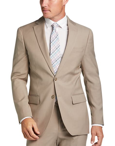 Joe Joseph Abboud Slim Fit Suit Tan Mens Sale Mens Wearhouse