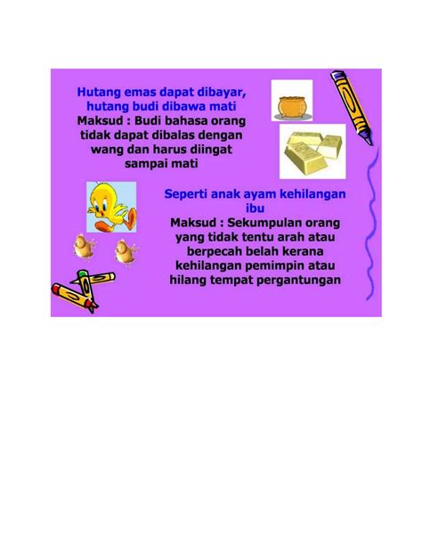 Koleksi Peribahasa Bergambar Pdf