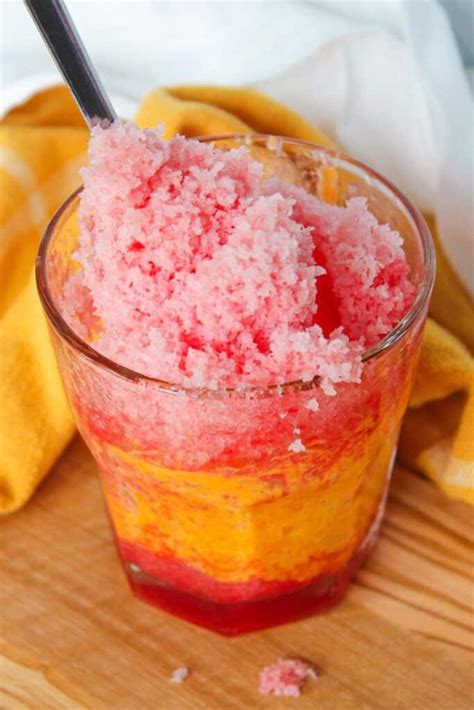 The Easiest Viral Frozen Fruit Shaved Ice Dessert The Balanced