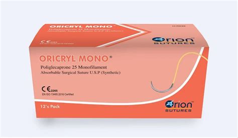 Poliglecaprone 25 Monofilament Absorbable Surgical Sutures Usp