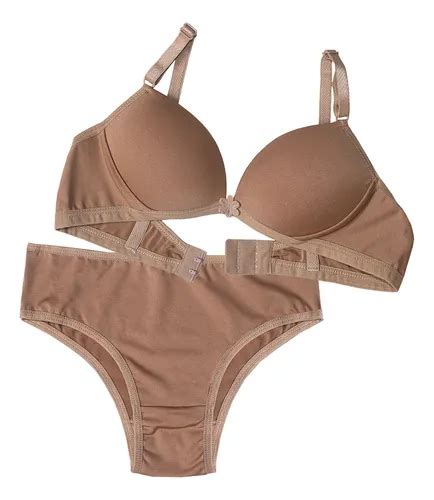 4 Lingerie Menina Moça Microfibra Estampado E Liso C Bojo MercadoLivre