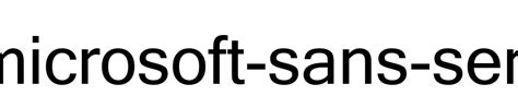 microsoft sans serif font full family