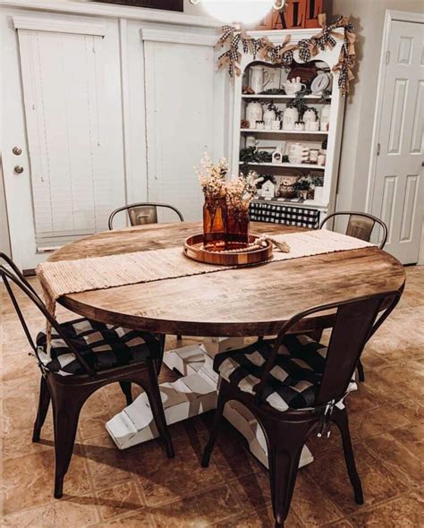 Farmhouse Round Dining Table Centerpiece Ideas Soul Lane