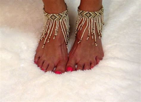 Bohemian Seed Bead Fringe Anklet Anklet Ankle Jewelry Ankle Bracelets