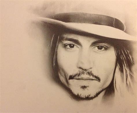 Johnny Depp Drawing By Matthew Mccosco Fine Art America