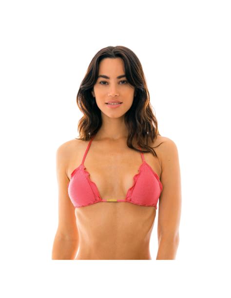 Pink Side Tie Scrunch Bikini Bottom Bottom Florence Frufru Brand Rio