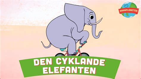 Den Cyklande Elefanten Animerad Barnplaneten Video Youtube