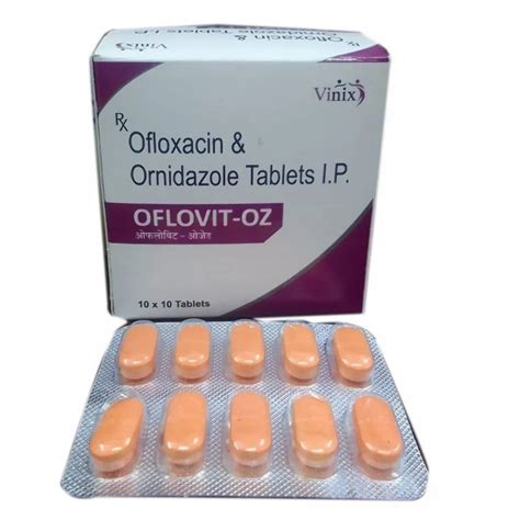 Ofloxacin Mg Ornidazole Tablet At Rs Stripe Saril Tablets