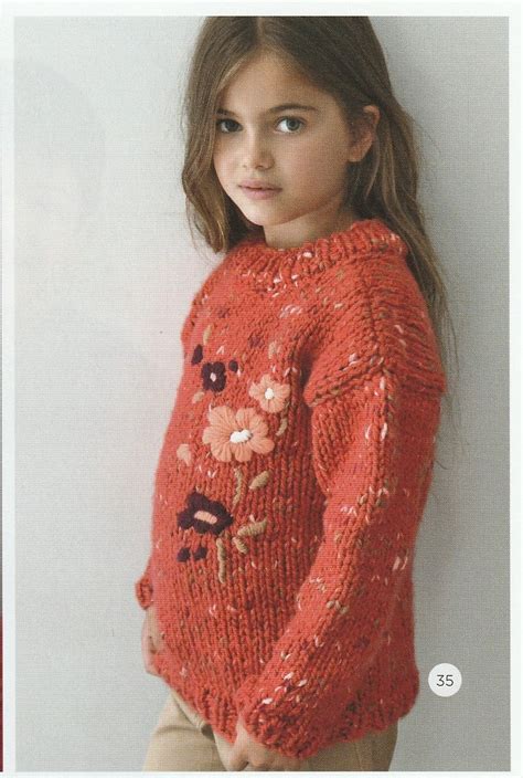 Pull Enfant Brod Calista Phil Country Et Partner Perles Roses