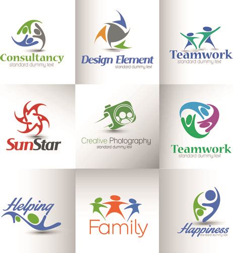 Modern business logos design art vector Vectors graphic art designs in ...