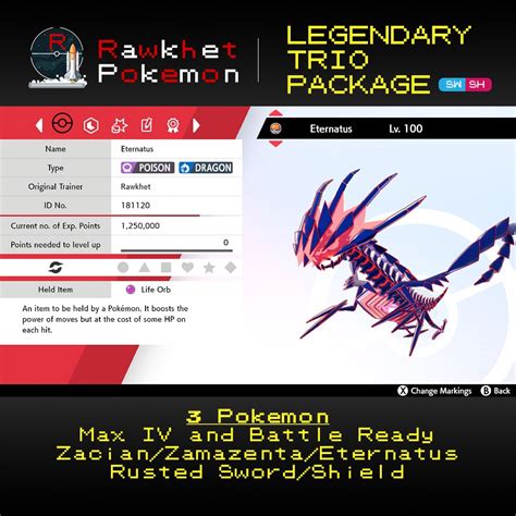 Get the Galar Legendaries Trio for Sword and Shield! - Rawkhet Pokemon