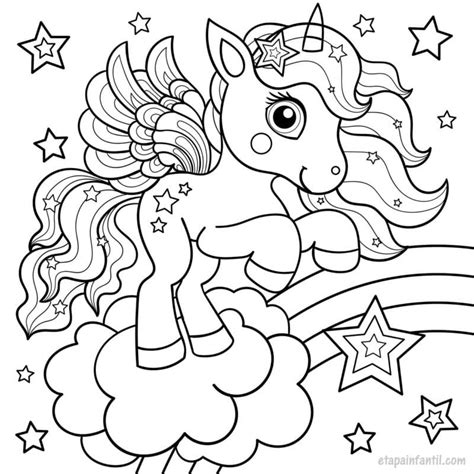 Dibujos De Unicornio Con Arcoiris Para Colorear Pintar E Imprimir Porn Sex Picture