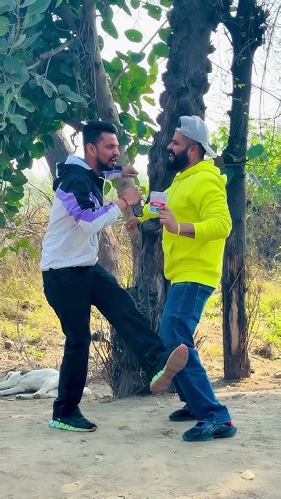 Prank With Friend🤣🤣punjabi Funny Videos Janu Dharamkot Punjabivlogger Funnyvideo Viral