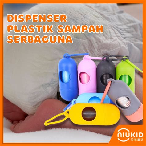 Jual Niukid Tempat Sampah Mini Kecil Dispenser Kantong Plastik Sampah