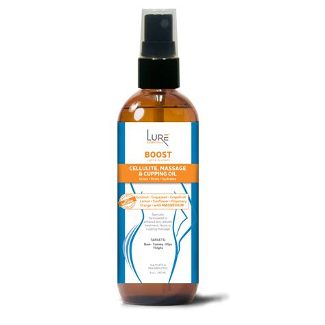 BOOST Cellulite Massage & Cupping Oil – Products Directory | Massage
