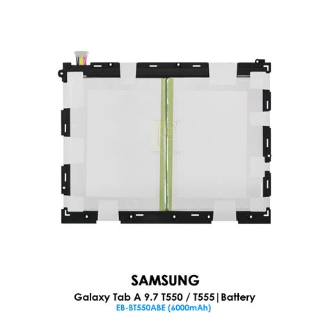 Samsung Galaxy Tab A 97 T550 T555 Battery Eb Bt550abe 6000mah