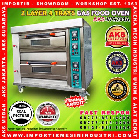 Jual Gas Oven Roti Deck Loyang Pemanggang Roti Kue Garansi Aks