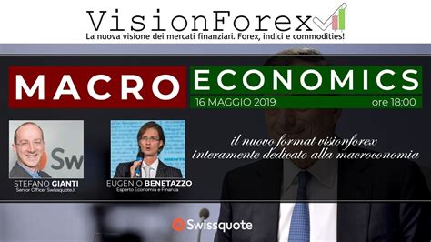 Macro Economics 16 Maggio 2019 Con Eugenio Benetazzo E Stefano Gianti