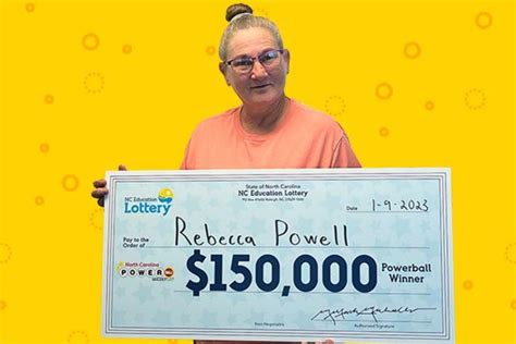 Nc Woman Wins 150000 From Her First Ever Powerball Ticket