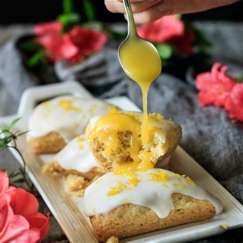 Easy Glazed Lemon Scones Savor The Flavour