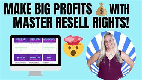 Profiting With Master Resell Rights Get Started Now YouTube