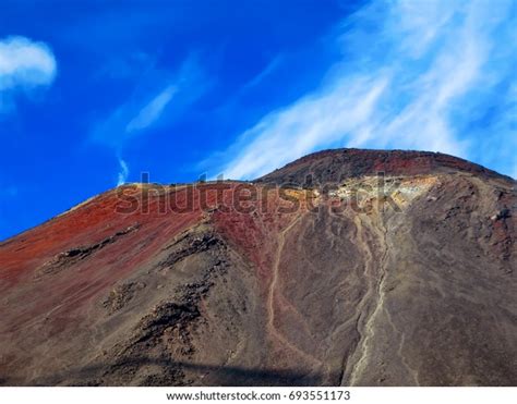 Volcano Lava Flow Patterns Erosion Stock Photo 693551173 | Shutterstock